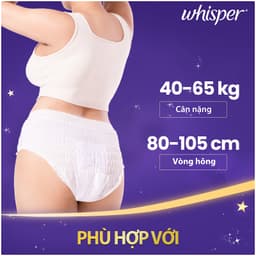 Thumbnail Mua 3 Tặng 1 Băng Quần WHISPER Koala Cho Giấc Ngủ Ngon Trọn Vẹn Size M-L Gói 2 Miếng 3