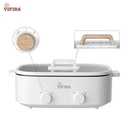 Thumbnail Nồi Song lẩu VIFIBA 5.5L - Chống Dính Teflon, Công Suất 1600W, Điều Chỉnh Nhiệt Độ Riêng, An Toàn 3