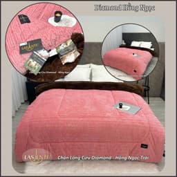 Thumbnail Chăn Lông Cừu Chính Hãng Lasante 2m1x2m4 4,3 Kg Sang Trọng Ấm Nhanh Cho Mùa Đông Đại Hàn 4