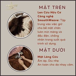 Thumbnail Chăn Lông Cừu Chính Hãng Lasante 2m1x2m4 4,3 Kg Sang Trọng Ấm Nhanh Cho Mùa Đông Đại Hàn 2