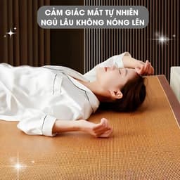 Thumbnail Chiếu Điều Hoà Sợi Mây Cao Cấp Thiết Kế Thoáng Khí Mát Lạnh Bền Đẹp Giúp Nằm Ngủ Thoải Mái Ngay Cả Trong Mùa Hè Nóng Bức 3