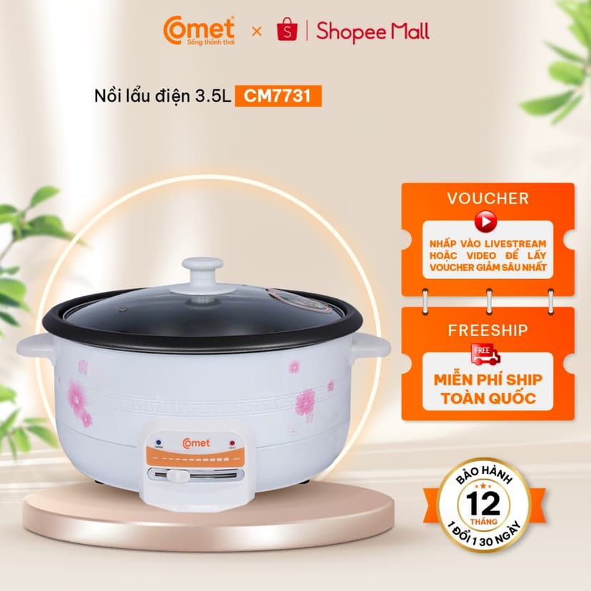 Ảnh Nồi lẩu điện 3,5L COMET - CM7731 1