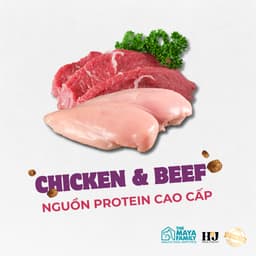 Thumbnail Hạt cho mèo trưởng thành HJ PREMIUM CHICKEN, BEEF ADULT CAT - thịt gà, thịt bò bao 2kg 4