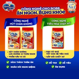 Thumbnail Combo 3 Thức ăn hạt thơm ngon/ giảm nôn trớ cho mèo từ Nhật Bản Silver Spoon - Vị gà, cá (1kg/800g) 1