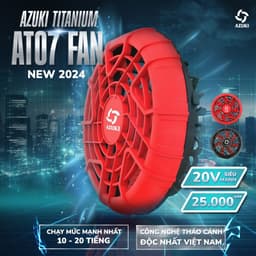 Thumbnail Bộ Phụ Kiện AZUKI TITANIUM HOT NHẤT 2025 Dung Lượng Pin 25000mah,Quạt 20V Siêu Đẹp Siêu Bền Bỉ [ BH 12 Tháng ] NIKITO 3