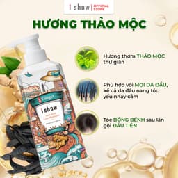 Thumbnail Dầu Gội Gừng I SHOW Dưỡng Tóc Chắc Khoẻ Kiềm Dầu Phồng Tóc Hỗ Trợ Mọc Tóc - Dầu Gội Thảo Dược I SHOW 4