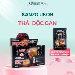 Thumbnail Viên Uống Bổ Gan Kanzo Ukon Hộp 30 Viên Genki Fami Nhật Bản Date T2/2026 1