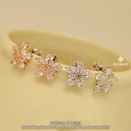 Thumbnail Bông tai nữ chuôi bạc 925 Eleanor Accessories hình hoa tuyết phụ kiện trang sức khuyên tai 3322 2