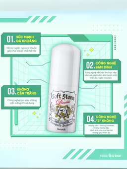 Thumbnail Lăn nách đá khoáng khử mùi Soft Stone Deonatulle Nhật Bản mẫu mới 20g ngăn ngừa thâm khủ mùi hiệu quả - Bahachiha 3