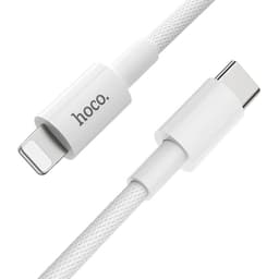 Thumbnail Cáp Sạc Nhanh 20W Chính Hãng Hoco Dây Dù - Truyền Tải Dữ Liệu Tốt Dành Cho 7-8-X-XR-XSM-11-12-13-14 2