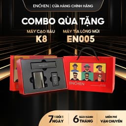 Thumbnail Combo quà tặng máy cạo râu Enchen K8 & máy tỉa lông mũi EN005 1