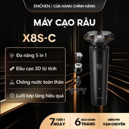 Thumbnail Máy cạo râu Enchen X8S-C đa năng 5 in 1, đầu nổi 3D lưỡi dao kép mỏng, chống nước IPX7 - BH 6 tháng 1