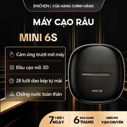 Thumbnail Máy cạo râu Enchen Mini 6s, đầu cạo nổi 28 lưỡi dao kép tự mài, chống nước toàn thân - BH 6 tháng 1