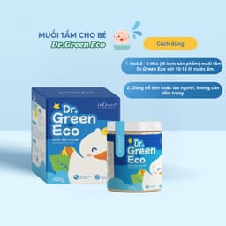 Thumbnail Muối tắm bé thảo dược từ thiên nhiên sạch rôm sảy tăng đề kháng cho bé - hộp 400g | Dr.Green Eco | 3