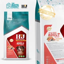 Thumbnail Hạt cho chó HJ PREMIUM SALMON, RICE ADULT DOG - Cá hồi, bò, gà - Bao 2kg 2