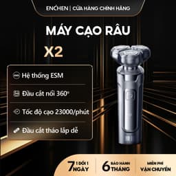 Thumbnail Máy cạo râu Enchen X2 chống nước IPX7, đầu dao 3D lưỡi dao tự mài, pin dùng đến 60 ngày - BH 6 tháng 1