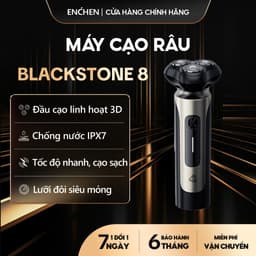 Thumbnail Máy cạo râu Blackstone 8 Enchen 3 lưỡi dao 3D, lưới kép siêu mỏng, chống nước IPX7 - BH 6 tháng 1