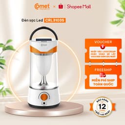 Thumbnail Đèn Sạc Tích Điện LED Comet CRL3103S 10W Năng Lượng Mặt Trời Siêu Sáng 1