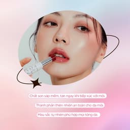 Thumbnail Son Dưỡng Môi Có Màu Dưỡng Ẩm Căng Bóng Cho Môi BOM Dewy Lip Balm 4.5g 2