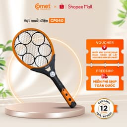 Thumbnail Vợt Muỗi Comet CP040 điện thế mạnh 1