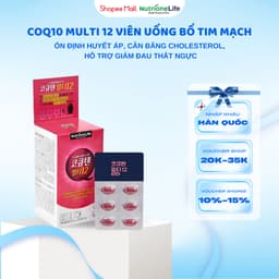Thumbnail Viên Uống Hỗ Trợ Tim Mạch NutrioneLife - Ổn Định Huyết Áp, Cải Thiện Tim, Giảm Nguy Cơ Đột Quỵ, Hộp 30 Viên 1
