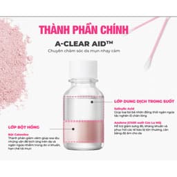 Thumbnail Chấm Mụn 2 Lớp Xẹp Mụn Sau 4H Neogen Dermalogy A-Clear Aid Soothing Pink Eraser 15ml 4