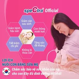 Thumbnail Máy Hút Sữa Rảnh Tay Không Dây Spectra Wearable 01 Bộ (Bảo hành 24 tháng) 4