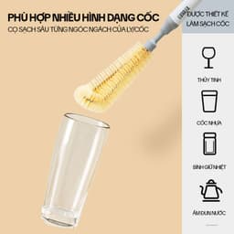 Thumbnail Cây Cọ Bình Rửa Ly OKwife - Chổi Cọ Rửa Bình Sữa, Bình Giữ Nhiệt, Bình Nước Thể Thao Dài 33.5cm 3