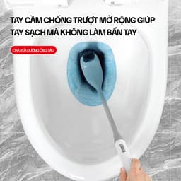 Thumbnail Chổi Cọ Bồn Cầu 2 Mặt OKwife AGW-5746 - Cây Chà Bồn Cầu, Cọ Toilet Thông Minh, Bàn Chải Chà Bồn Cầu, Nhà Vệ Sinh 2