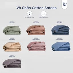 Thumbnail Vỏ Chăn Cotton Sateen Ru9 1