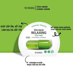 Thumbnail Combo 20 Mặt Nạ BNBG Mix Hỗ Trợ Phục Hồi Da BNBG Vita Genic Jelly Mask 30mlx20 4