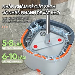 Thumbnail Cây Lau Nhà Thay Thế Cho Bộ Lau Nhà KITIMOP PRO N08 ( Không Bao Gồm Thùng Vắt) 4