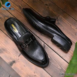 Thumbnail Giày sục công sở cao cấp SMARTMEN GSU-03 Đen 1