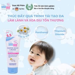 Thumbnail Kem ngăn ngừa hăm tã cho bé Baby Sebamed Diaper Rash Cream pH5.5 (50ml) 4