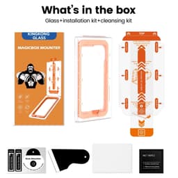 Thumbnail Kính Cường Lực tự dán MAGICBOX KINGKONG bảo vệ loa cho iphone x xs xsm 11 12 13 14 15 16 pro promax 2