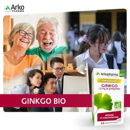 Thumbnail Combo 2 Nước Uống Bổ Não, Cải Thiện Trí Nhớ Arkopharma Arkofluides Ginkgo Biloba BIO (20 Ống x 10ml) 3