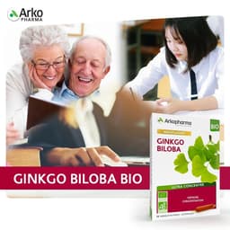Thumbnail Combo 2 Nước Uống Bổ Não, Cải Thiện Trí Nhớ Arkopharma Arkofluides Ginkgo Biloba BIO (20 Ống x 10ml) 4