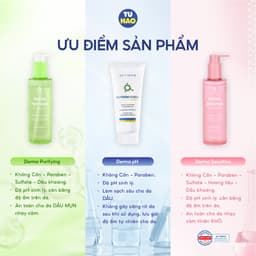 Thumbnail GEL RỬA MẶT ACTIDEM TRẮNG HỒNG XANH DERMA/SENSITIVE/PURIFYING GEL CLEANSER 30/150/180ml - Từ Hảo 2
