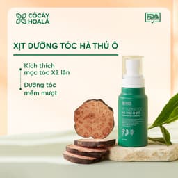 Thumbnail XỊT DƯỠNG TÓC THẢO DƯỢC HÀ THỦ Ô ĐỎ CỎ CÂY HOA LÁ 100G - CẢI THIỆN GÃY RỤNG 3