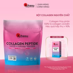 Thumbnail Bột Collagen Kihasu 100% Tinh Khiết Dưỡng Trắng Da, Chống Lão Hóa, Tăng Độ Đàn Hồi, Hỗ Trợ Xương Khớp, Hương Vị Dễ Uống 1