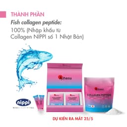 Thumbnail Bột Collagen Kihasu 100% Tinh Khiết Dưỡng Trắng Da, Chống Lão Hóa, Tăng Độ Đàn Hồi, Hỗ Trợ Xương Khớp, Hương Vị Dễ Uống 3