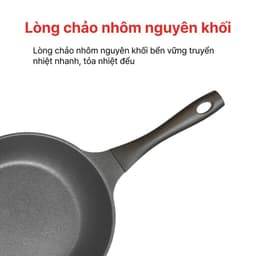 Thumbnail Chảo đúc đáy từ Happycook All Black TBFP-24cm/ 26cm/ 28cm 2