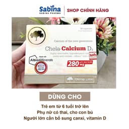 Thumbnail Cặp canxi Chela Calcium D3 Và Gold DHA dạng chelate Albion.Thực phẩm bảo vệ sức khỏe Cho Bà Bầu Olimp Labs 36,6g 4