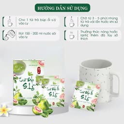 Thumbnail Trà Búp Ổi S.Lỳ TM PHARMA giúp tăng cường chuyển hóa chất béo hỗ trợ giảm cân giảm mỡ an toàn hiệu quả 2