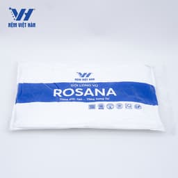 Thumbnail Gối nằm Việt Hàn Rosana - Mềm min, Thông thoáng, Dịu êm - Từ sợi lông vũ nhân tạo 2
