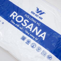 Thumbnail Gối nằm Việt Hàn Rosana - Mềm min, Thông thoáng, Dịu êm - Từ sợi lông vũ nhân tạo 1