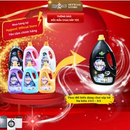 Thumbnail Nước giặt xả HygienC Plus+ 2 trong 1 - Khối lượng 2Kg - CB2CP1 3