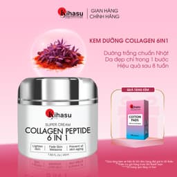Thumbnail Kem Dưỡng Collagen Peptide Kihasu 6in1 Giúp Da Căng Bóng, Trắng Sáng Tự Nhiên, Mờ Nám, Tăng Độ Đàn Hồi Cho Da 1