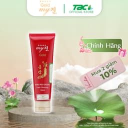 Thumbnail Sữa rửa mặt sâm đỏ My Gold Korea Red Ginseng Foam Cleanser TAC 130ml 1