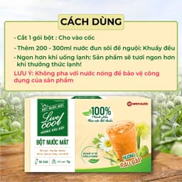Thumbnail Bột nước mát Livecool Nam Dược hương râu bắp 10 góix7g hỗ trợ thanh nhiệt, giải độc, mát gan và thanh lọc cơ thể 4